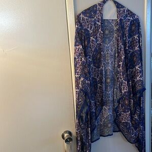Deep blue/ purple kimono